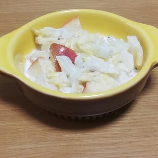 白菜りんごの簡単サラダ